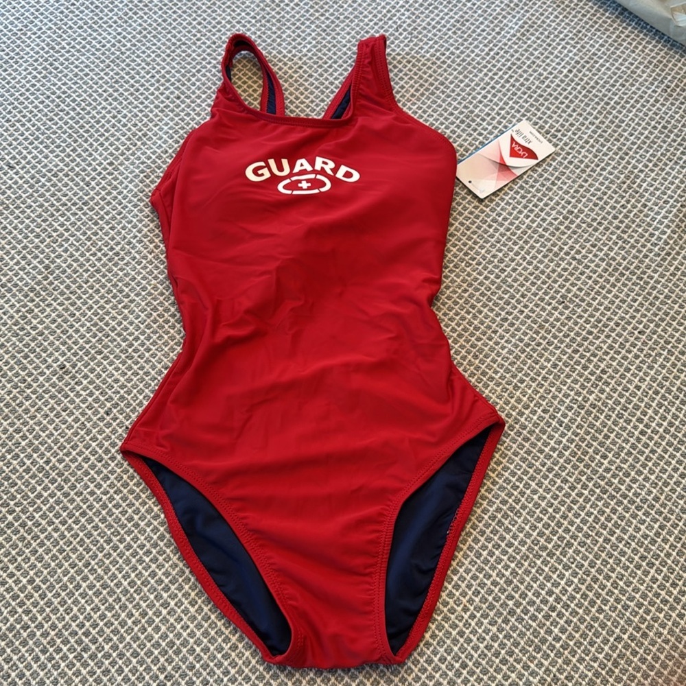 Adoretex girls Guard Polyester Wide Strap Swimsuit size 30
